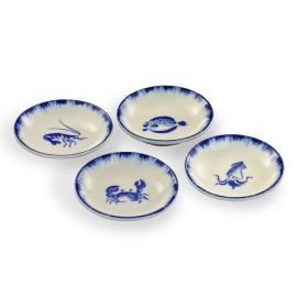 4pc Kozara Small plate -Fish Assort **SP