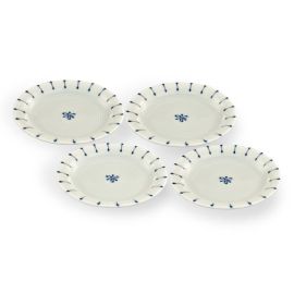 4pc Kozara Small plate -Fuchi Tokusa **SP
