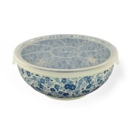 Covered Bowl -Aizome Kobana