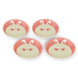 4pc Kozara small plate -Puku Puku Hoppe Usagi **SP