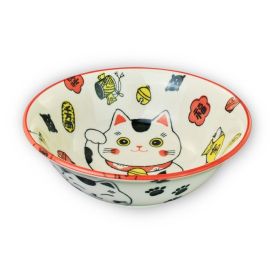 Ramen Bowl -Engi Neko Red**SP 縁起猫 赤