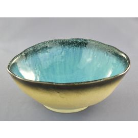 L.Moribachi Bowl -Kuro Aizome Blue