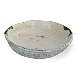 Hira Bowl -Tsuta Oribe(D29cm)  つた織部