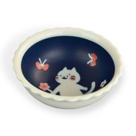 Kobachi Bowl  -Sunday Cat Flower  ねこと日曜日