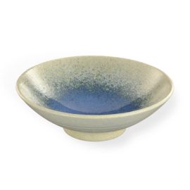 Moribachi Bowl -Aiyu (D24.5cm) 藍釉彩