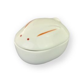 Small Bowl W/Lid  -Shiro Usagi 白うさぎ