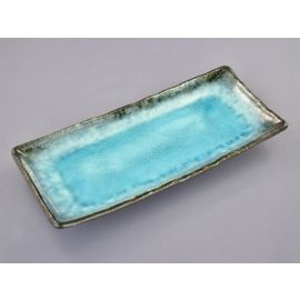 L.S.Rect Plate -Kuro Aizome Blue