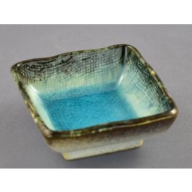 Kakuchoku Dish -Kuro Aizome Blue
