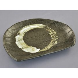 M.Halfmoon Plate -Hakeme black