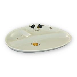 Sectioned Plate -Dog 仕切り皿イヌ