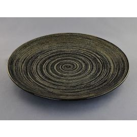 L9 Round Plate -Tsumuji Black