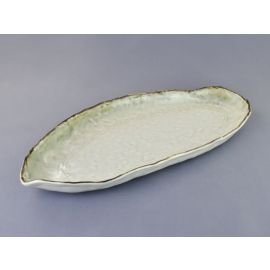 L.Leaf12 Plate -Shirokinyo