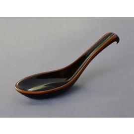 Porcelain Renge Spoon -Tenmoku