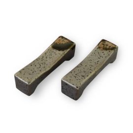 Chopsticks Rest 2pc. -Hashigata Kurobuki 黒吹