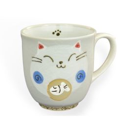Clay* Mug -Shippo Neko Blue しっぽ猫ブルー