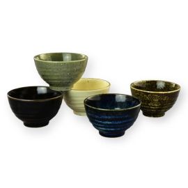Tea Cup Set/5 -Kuradashi 蔵出し**FINAL SALE**