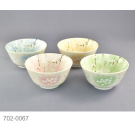 Rice  bowl set/4 -Umekaoru 梅薫