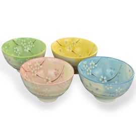 Rice  bowl set/4 -Hanamai 花舞