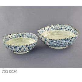 Bowl set/2- Waritsuke Soroe (D20.5, 17cm) 割付揃え