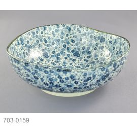 Bowl -Ai Kobana (D20.5cm) 藍小花