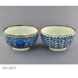 Donburi Bowl set/2 -Nagomi Karakusa (D16cm) なごみ唐草