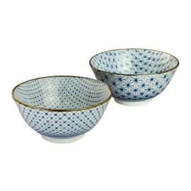 Donburi Bow Set/2 -Asanoha Mameshibori