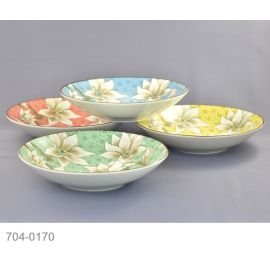 Deep Plate Set/4 -Mokuren (D21.5cm)　木蓮