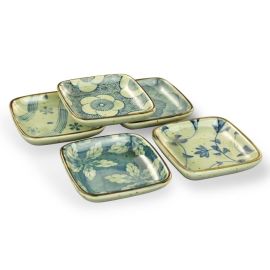 Kozara Dish Set/5 -Kosouka 古染花