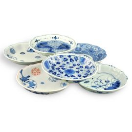Plate Set/6 -Airindou(D16.5cm)　藍凛堂