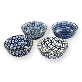 Kozuke Dish Set/4 -Egawari *FINAL SALE*