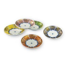 Plate Set/5 -Kenjo Koimari (D14.5cm) 献上伊万里