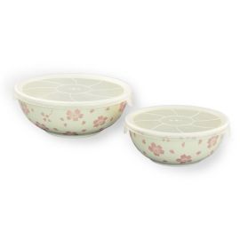 Covered Bowl Set/2 -Sakura *FINAL SALE*