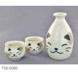 Sake Set/1:2 -Spotted Cat ぶち猫