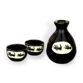 Sake Set/1:2 -Black cat Tenmoku 黒猫 天目