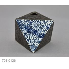Mini Vase (B) -Kiku Komon 菊小紋