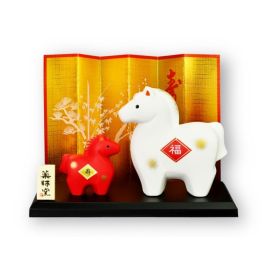 ETO 2026 -Horse Red & White pair set 干支 馬うま