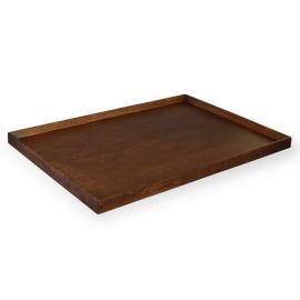 Wooden Tray -Café Bon Brown L
