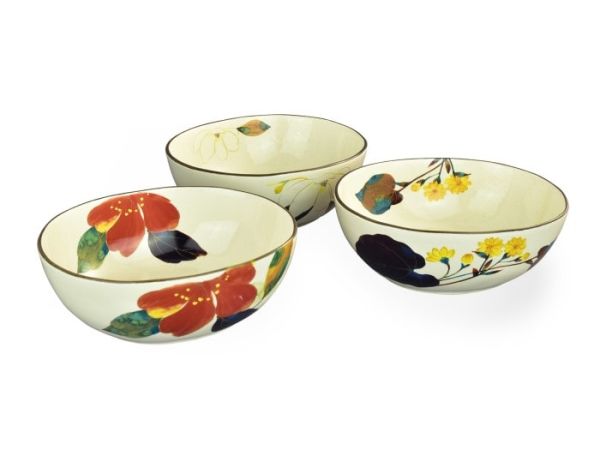 Bowl Set 3 Hanakairou 花かいろう